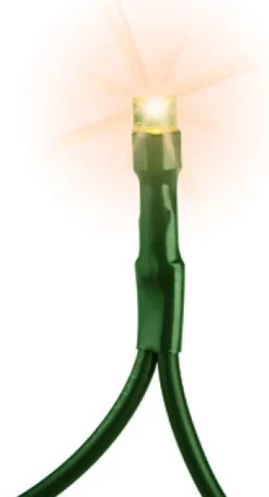 Grundig Kerstverlichting - 20 Led Lampjes - 302 Cm- 3.2 Meter - Warm Wit - 220V Outlet