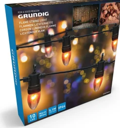Grundig Lichtsnoer - Warm Licht (10 Led) - 5.1M - Warmwit Clearance