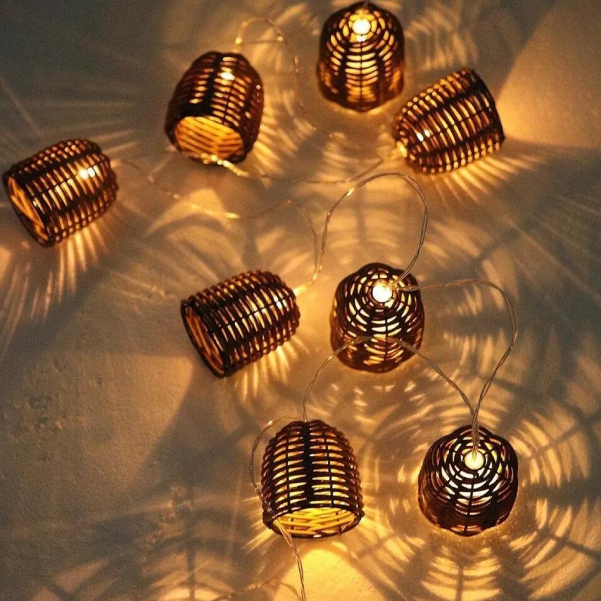 lumisky Guirlandes>Guirlande Solaire Formentera Marron 3.80M