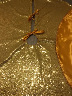 Gustiana ® Kerstboomrok - Kerstboomkleed - Met E Pailletten O120 Cm Flash Sale