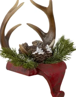 Trendybywave Kerstsokken></noscript>Haak Kerstsok Gewei 18*24*15 Cm Rood, Bruin Kunststof