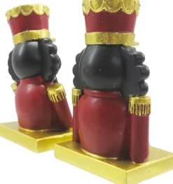 Trendybywave Kerstsokken></noscript>Haak Kerstsok Set Van 2 Notenkraker 12 Cm Rood Goudkleurig Kunststof Kerstdecoratie