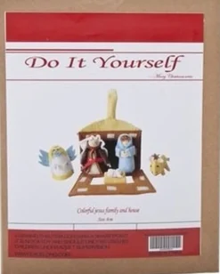 Bellatio Decorations Kerststallen>Hobbypakket Kerststalletje Maken - Knutselset