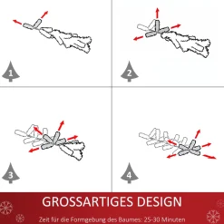 Homcom Kunstkerstboom Met Boomversieringen 830-363V01 Best