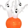 Homcom Opblaasbaar Halloween-Spook Met Pompoen En Lichtjes 844-400 Shop