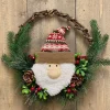 Home u0026 Deco Kerstkransen>Home&Deco Kerstkrans Santa Meerkleurig-6,5X42X36Cm-1 Stuks