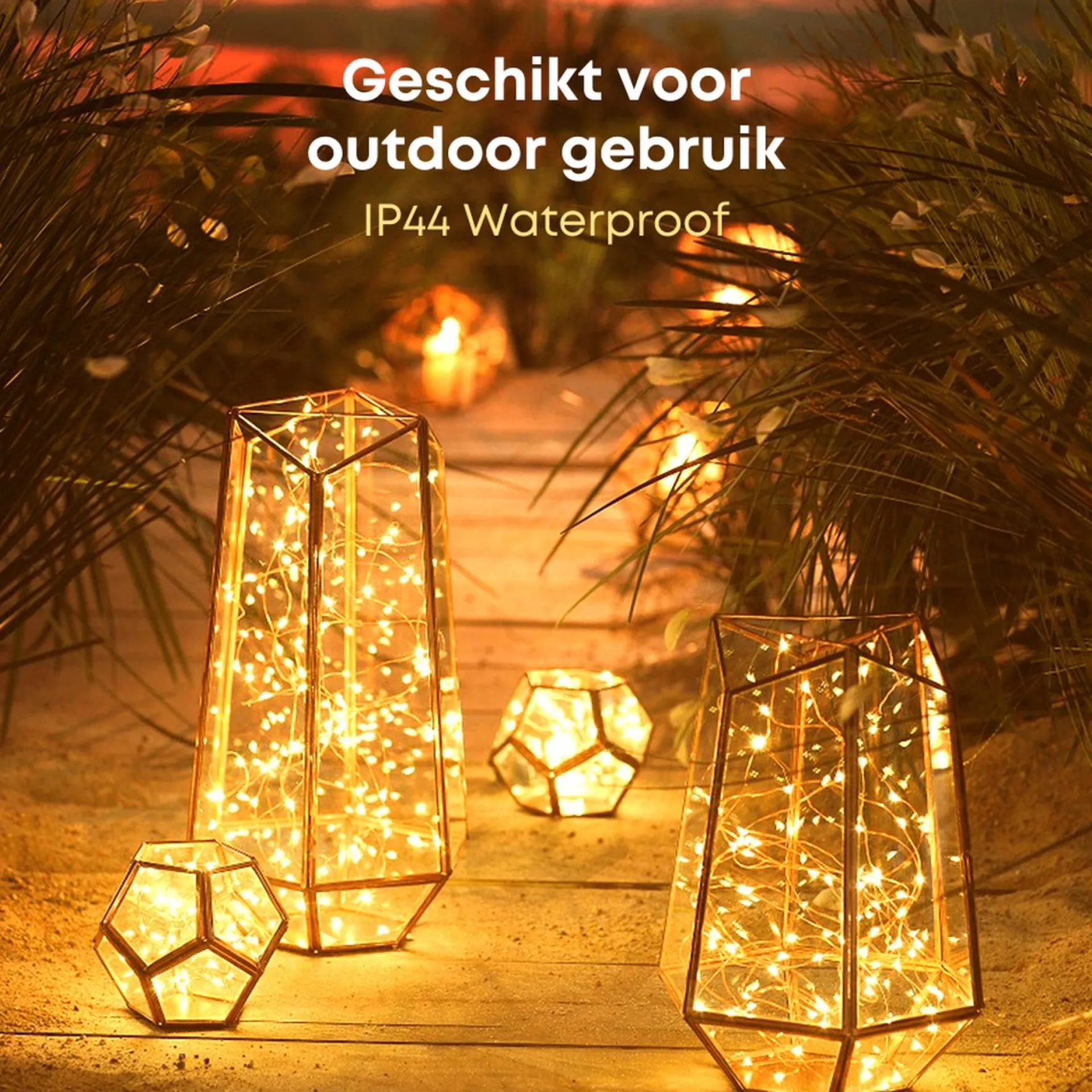 Homezie Fairy Lights - 20 Meter - 200 Leds - Usb - Voor Binnen & Buiten - Lampjes Slinger - Lichtsnoer Binnen & Buiten - Kerstverlichting Flash Sale