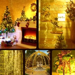 Homezie Fairy Lights - 20 Meter - 200 Leds - Usb - Voor Binnen & Buiten - Lampjes Slinger - Lichtsnoer Binnen & Buiten - Kerstverlichting Flash Sale