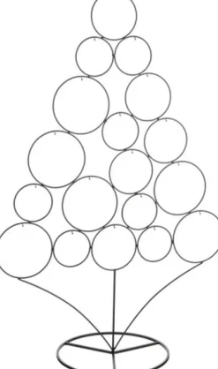 Mica Decorations Kersthanger>House Of Seasons Decoratie Kerstboom – Zwart – 62 X 30 X 95 Cm