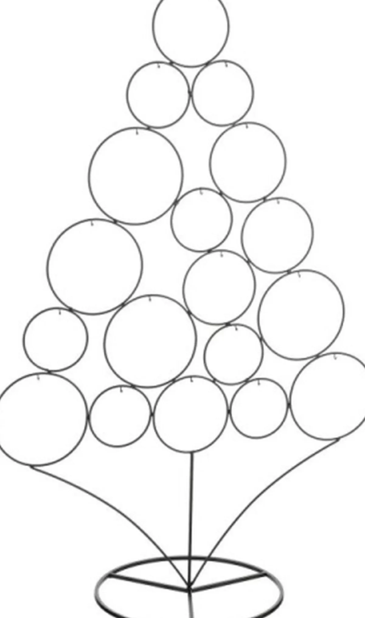 Mica Decorations Kersthanger>House Of Seasons Decoratie Kerstboom – Zwart – 62 X 30 X 95 Cm