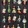 House of Seasons Kerstboomversieringen> Kerst Ornamenten - Set 20 Stuks - Glas - Groen