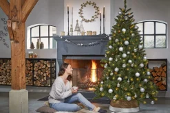 House of Seasons Kerstboomrok - H26 X O58 Cm - Zeegras Off White Shop