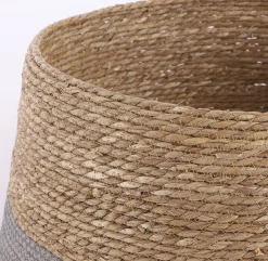 House of Seasons Kerstboomrok - H26 X O50 Cm - Zeegras Grijs Hot