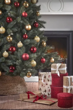 House of Seasons Kerstboomrok - H26 X O58 Cm - Zeegras - Naturel Bruin Outlet