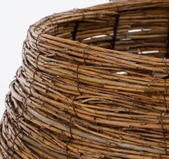 House of Seasons Kerstboommand - H26 X O55 Cm - Wilgentakken - Bruin Fashion