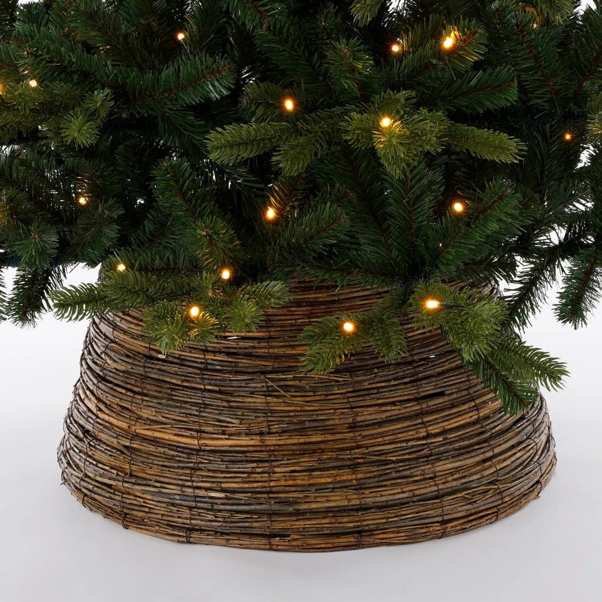 House of Seasons Kerstboommand - H26 X O55 Cm - Wilgentakken - Bruin Fashion