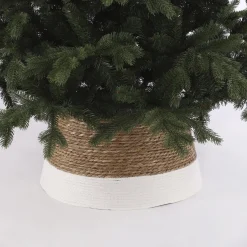 House of Seasons Kerstboomrok - H26 X O50 Cm - Zeegras Off White Sale