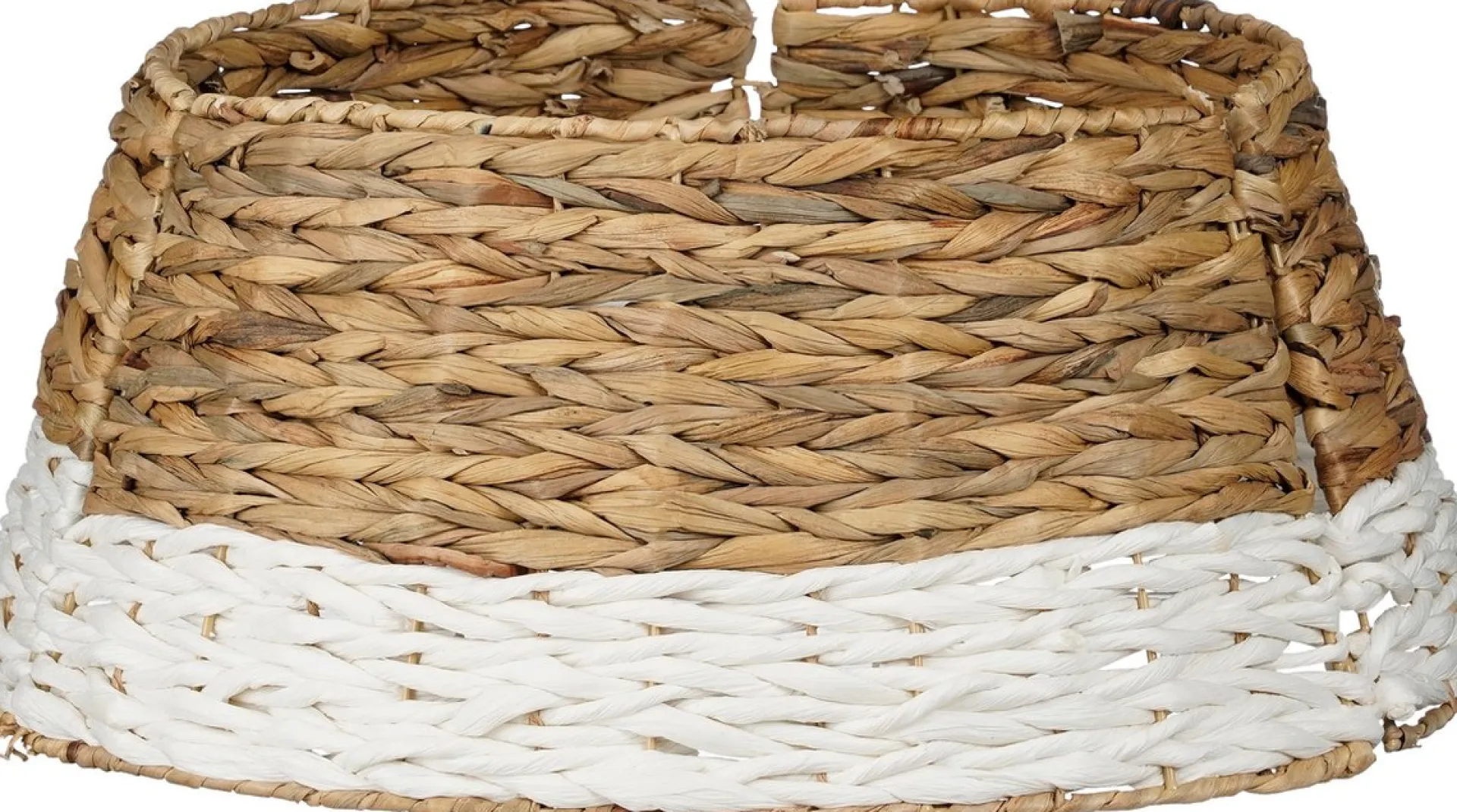 House of Seasons Kerstboomrok Opvouwbaar - H26 X O58 Cm - Zeegras - Wit Sale