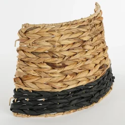 House of Seasons Kerstboomrok Opvouwbaar - H26 X O51 Cm - Zeegras - Zwart Sale