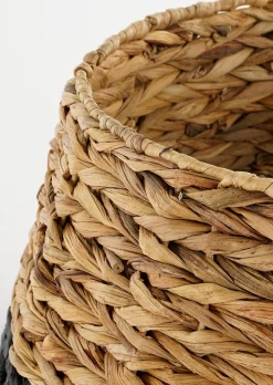 House of Seasons Kerstboomrok Opvouwbaar - H26 X O51 Cm - Zeegras - Zwart Sale