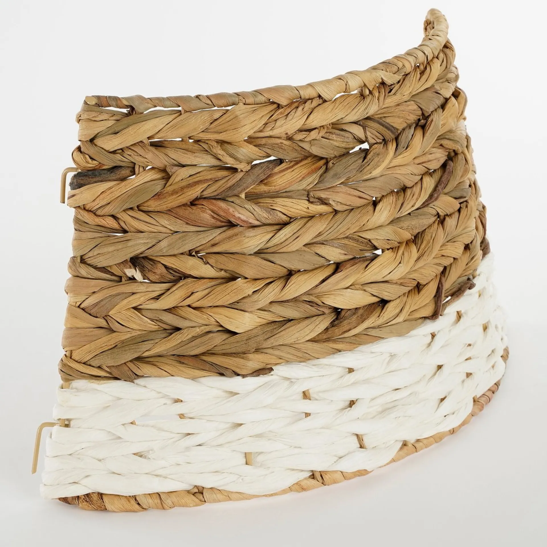 House of Seasons Kerstboomrok Opvouwbaar - H26 X O51 Cm - Zeegras - Wit Clearance