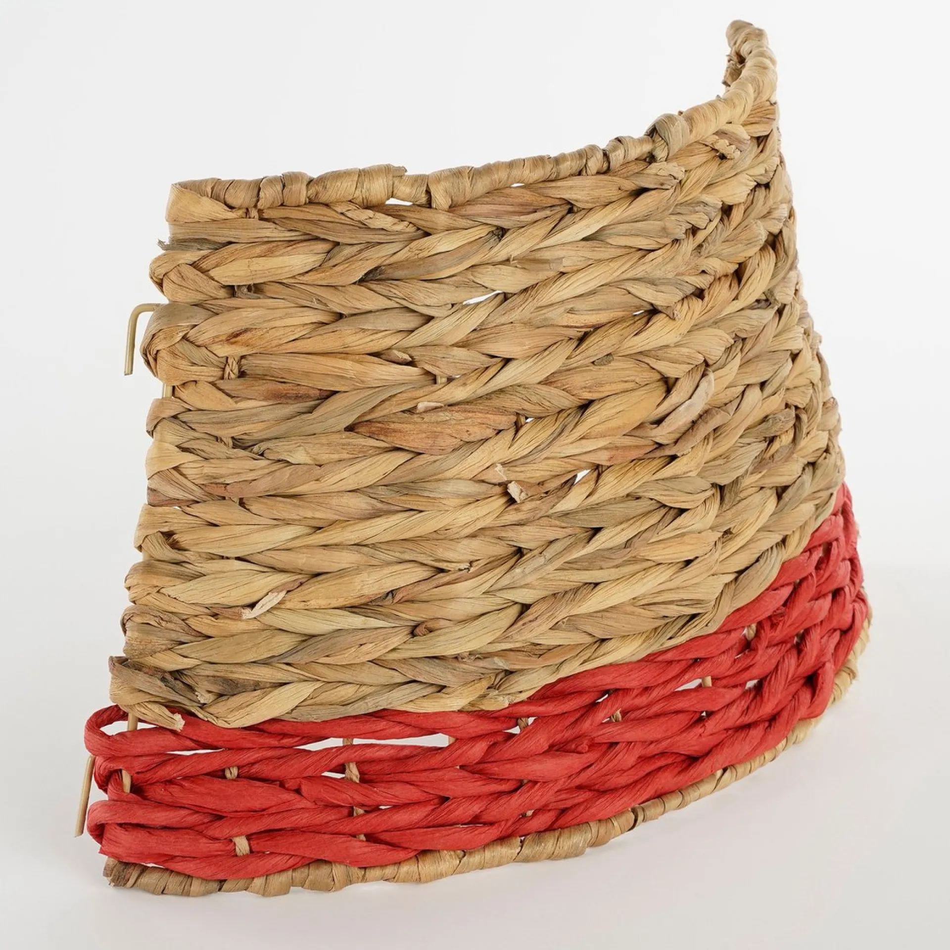 House of Seasons Kerstboomrok Opvouwbaar - H26 X O51 Cm - Zeegras - Rood Best