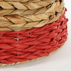 House of Seasons Kerstboomrok Opvouwbaar - H26 X O51 Cm - Zeegras - Rood Best