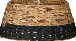 House of Seasons Kerstboomrok Opvouwbaar - H26 X O58 Cm - Zeegras - Zwart Store