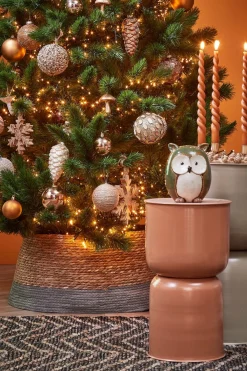 House of Seasons Kerstboomrok - H26 X O58 Cm - Zeegras Grijs Outlet