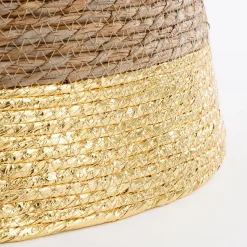 House of Seasons Kerstboomrok - H26 X O50 Cm - Zeegras Goud Flash Sale