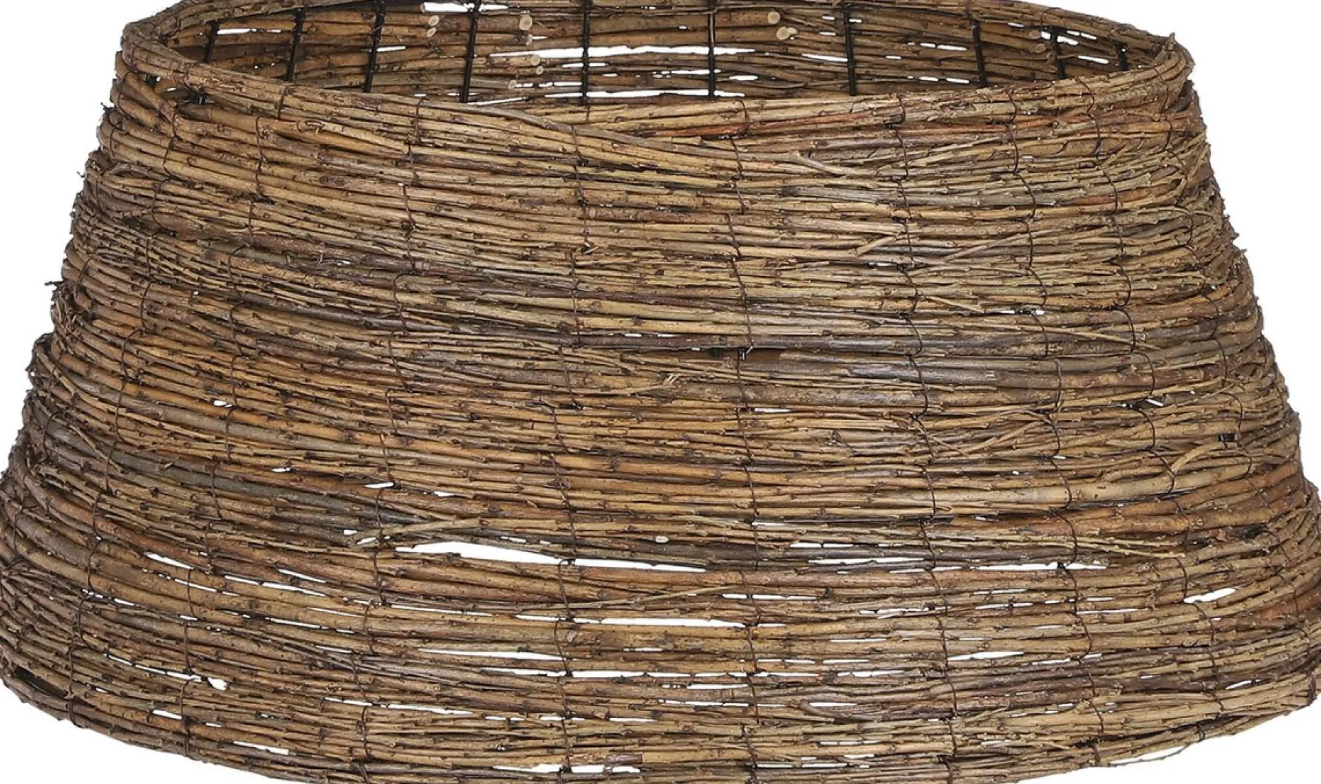 House of Seasons Kerstboommand - H28 X O65 Cm - Wilgentakken - Bruin Discount