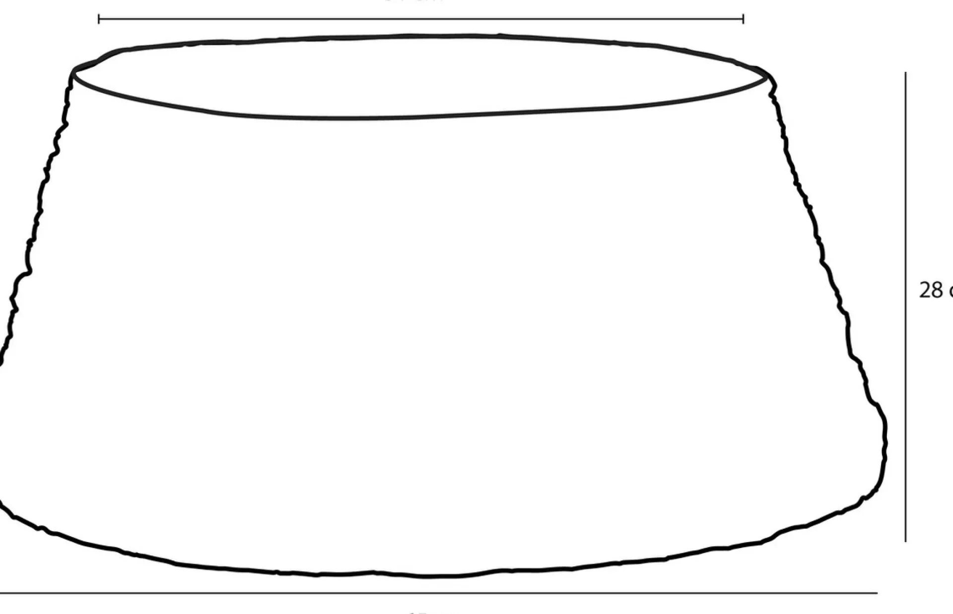 House of Seasons Kerstboommand - H28 X O65 Cm - Wilgentakken - Bruin Discount