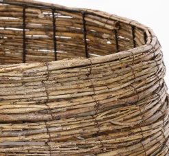 House of Seasons Kerstboommand - H28 X O65 Cm - Wilgentakken - Bruin Discount