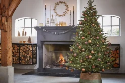 House of Seasons Kerstboomrok - H26 X O58 Cm - Zeegras Groen Best Sale