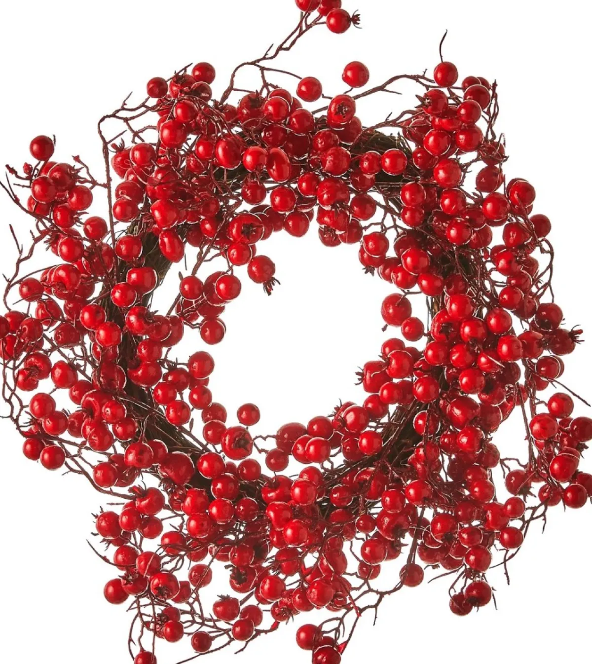 House of Seasons Kerstkransen> Stirling Kerstkrans Bessen - O40 Cm - Foam - Rood