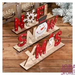 JobaStores® Kerststallen>Houten Kerst Plankje Xmas