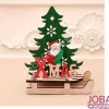 JobaStores® Kerststallen>Houten Kerst Slee Xmas Kerstman (S)