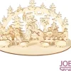 JobaStores® Kerststallen>Houten Kerst Stal (Ovaal)
