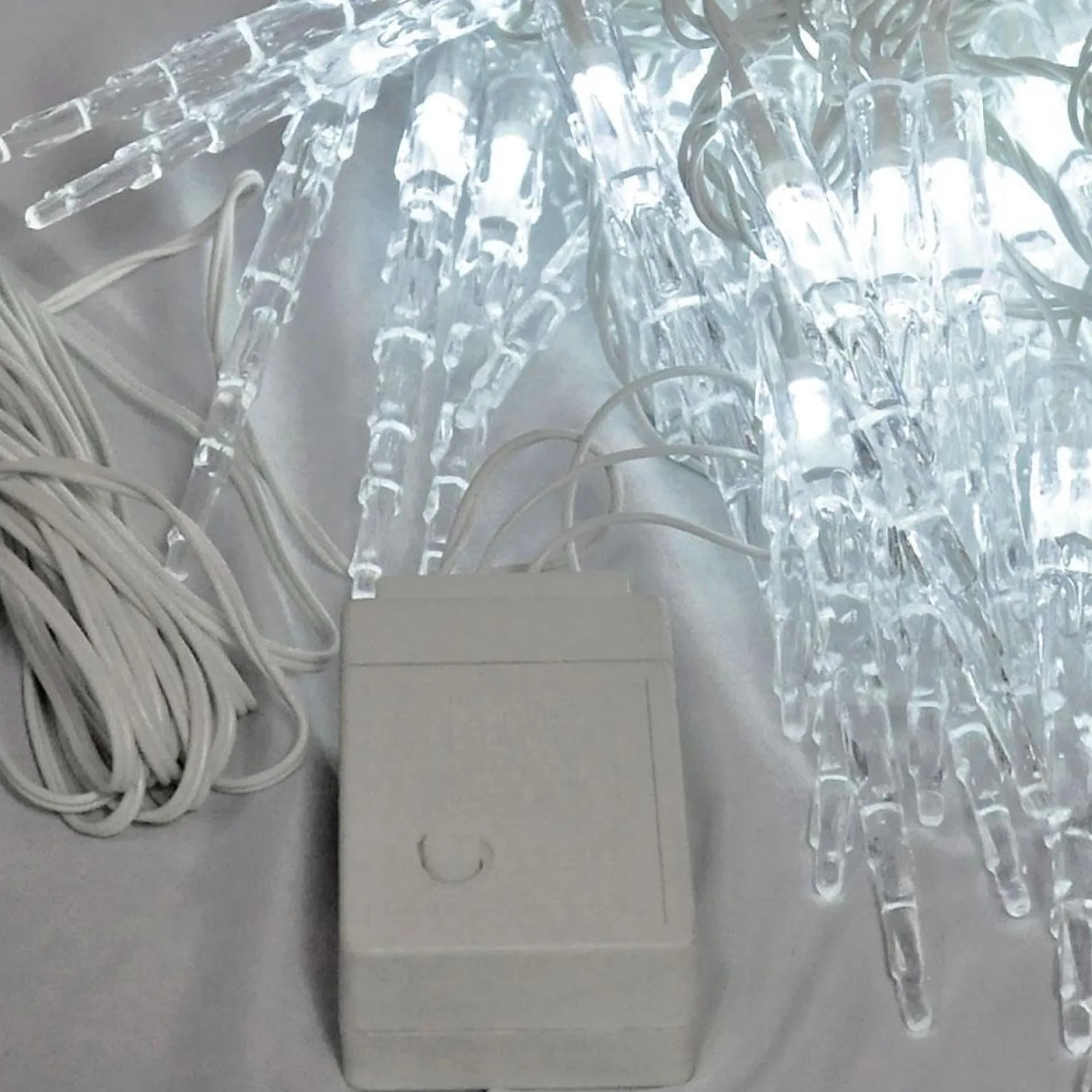 * Ijspegel Blauw Kerstverlichting Led Lichtsnoer, Guirlande Voor Binnen En Buiten Gebruik, Ijspegel, Blauw Discount