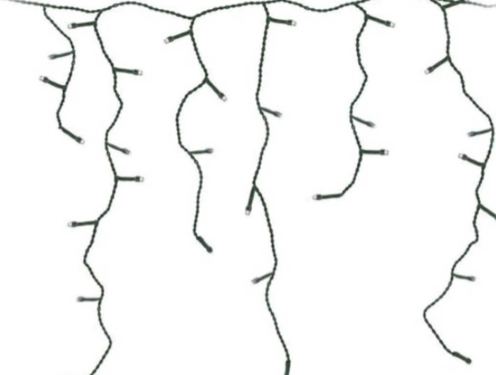 Merkloos Ijspegel Verlichting Buiten - Lichtgordijn - Ijspegelverlichting - Ijspegel Verlichting - 360 Led's - 8 Lichtfuncties - 12 Meter - Warm Wit Hot