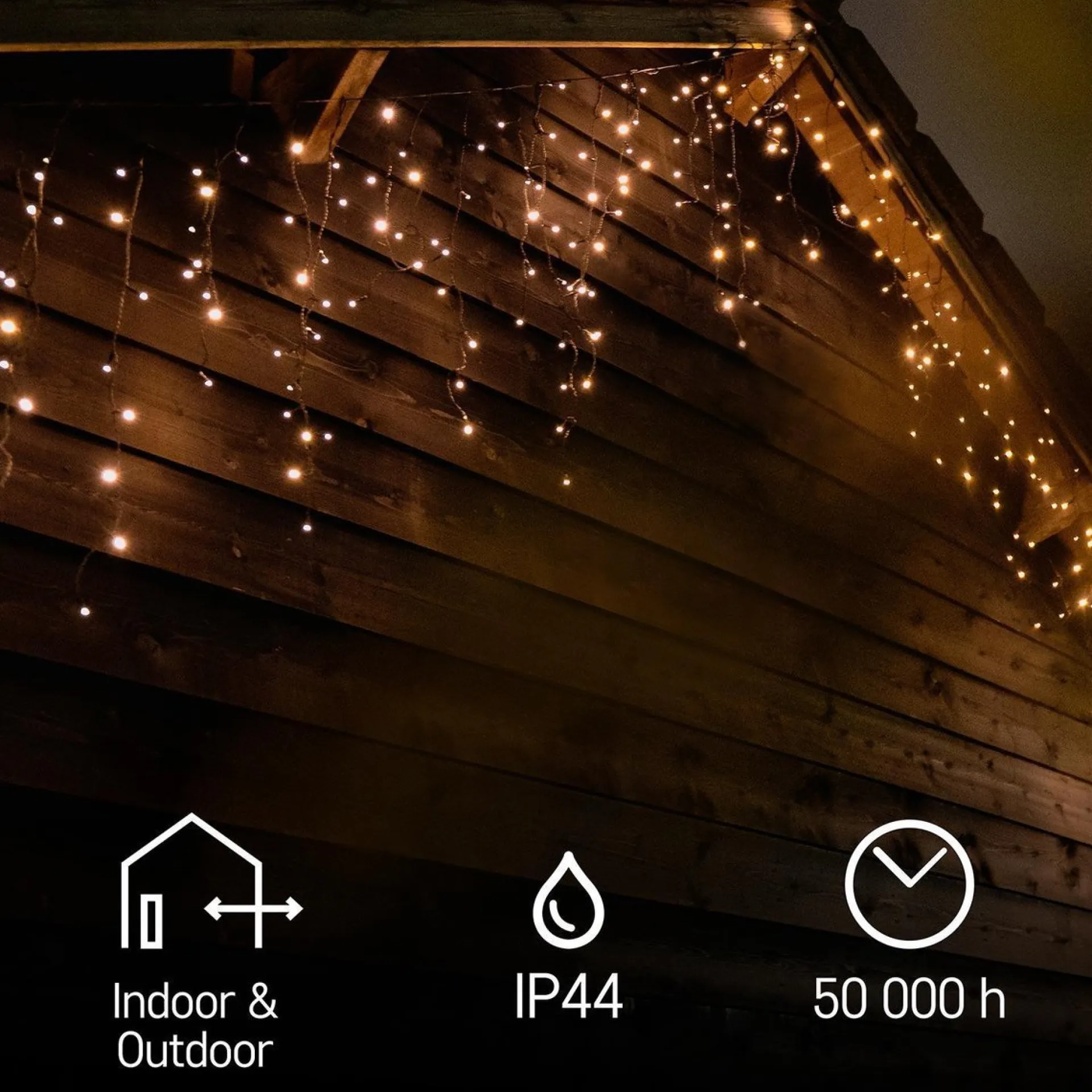 Emos Ijspegel Verlichting Buiten - 10 Meter 600 Led - Warm Wit - Lichtsnoer - Ip44 Stekker - Kerstverlichting Led - Geschikt Voor Binnen En Buiten - Kerstverlichting Buiten Cheap