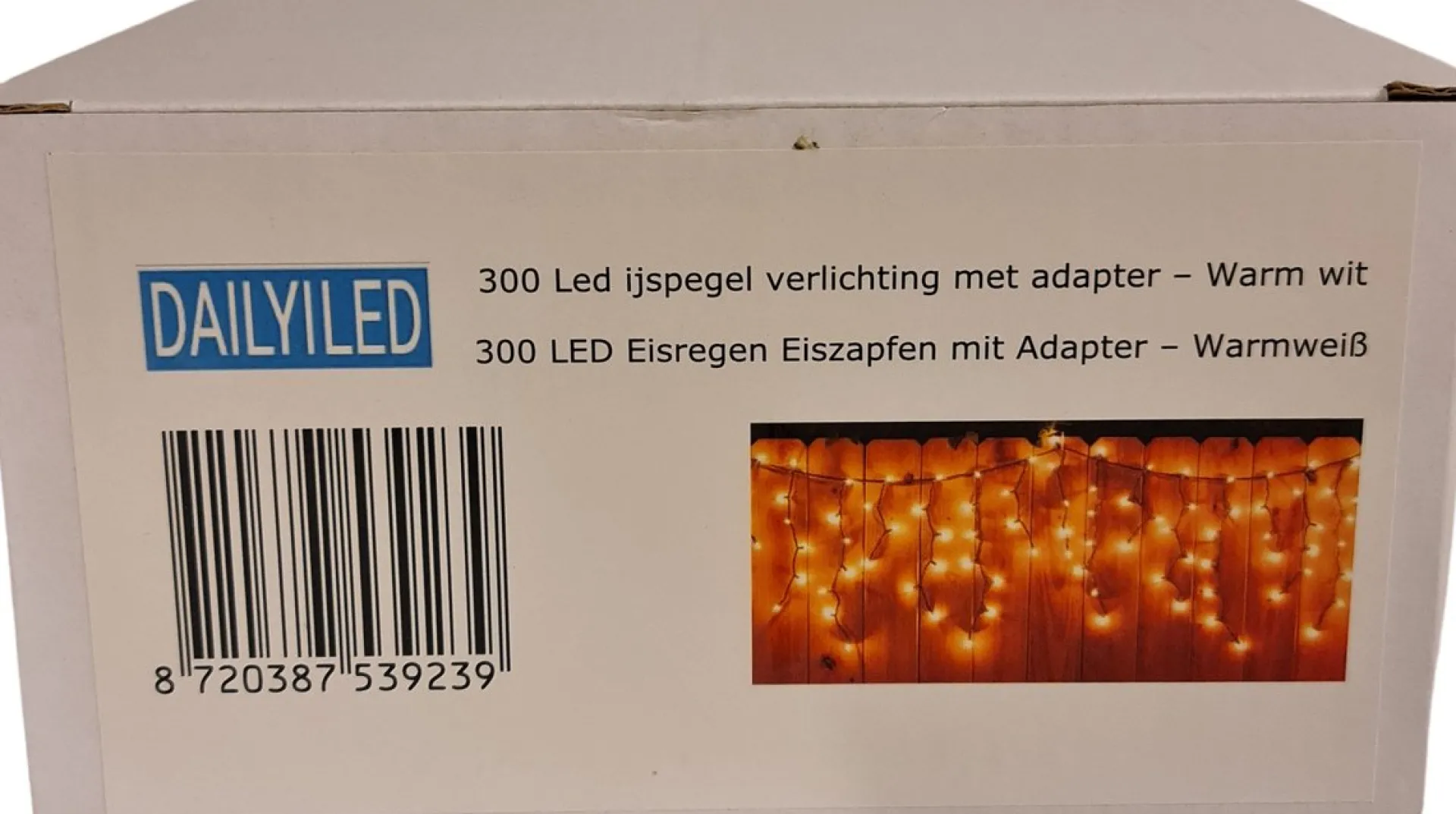 Dailyiled Ijspegelverlichting - Warm Wit Lichtgordijn - 300 Led - 6 Meter - Binnen En Buiten - Koppelbaar Best