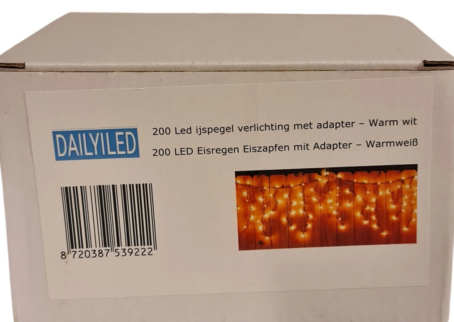 Dailyiled Ijspegelverlichting - Warm Wit Lichtgordijn - 200 Led - 4 Meter - Binnen En Buiten - Koppelbaar Cheap