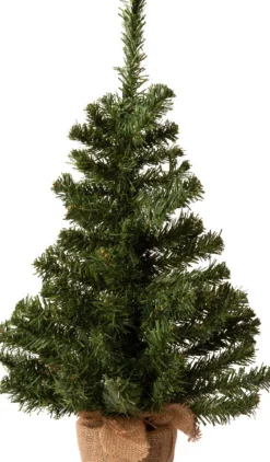 Everlands Imperial Kant En Klare Kerstboom Inclusief Versiering - 60Cm Hoog - 10 Ornamenten - Groen Zilver Shop