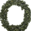 Decoris Kerstkransen>Imperial Kerstkrans - Diameter 60 Cm - 50 Warm Led Lampjes - 200 Takken- Op Batterijen