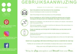 Sofisticade Instalights - Kerstverlichting - Fairy Lights - Twinkle Stars - Kerstlampjes - Kerstdecoratie - Lampjes Slinger - Multicolour - 2X Aa Batterijen Gratis Erbij - Sterren Led Lampjes Hot