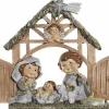 Items Kerststallen> Kerststal - Inclusief Beeldjes - 19 X 8 X 18 Cm - Kerstdecoratie