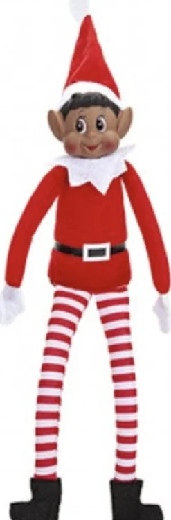 Elves Behavin Badly Kersthanger>Jongen - Lichtbruin - Kerst - Pop - Kerstmis Traditie - Naughty Elves -