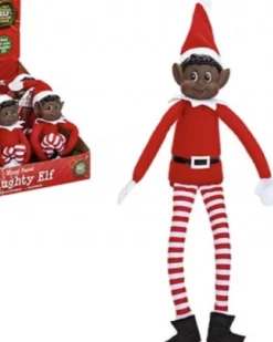 Elves Behavin Badly Kersthanger>Jongen - Zwart/Donkerbruin - Kerst - Pop - Kerstmis Traditie - Naughty Elves -