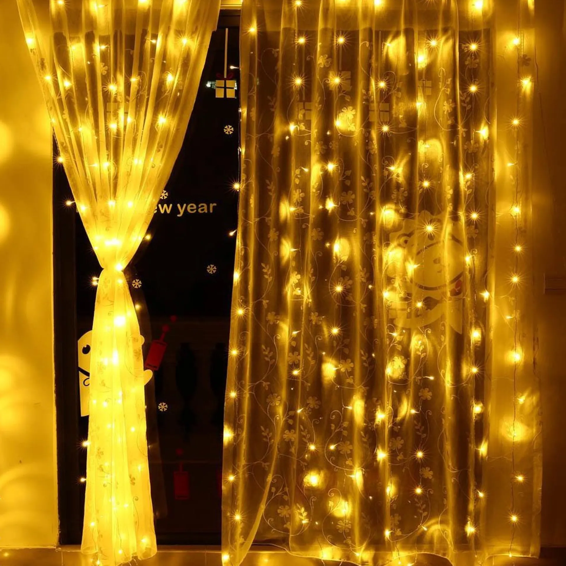 J-Pro Curtain Light 3X3M Lichtsnoer Op Netstroom - Tuinverlichting Led - Lichtslinger - Led Lichtgordijn 3X3M Cheap